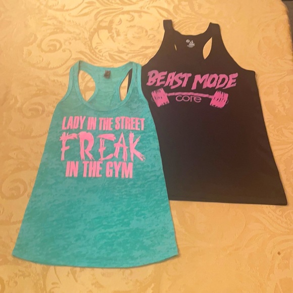 Bella Canvas Tops - 2 Gym tank tops
